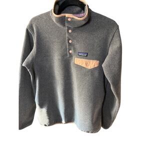 0166 Patagonia Lightweight Synchilla Snap T Fleece Pullover Small
